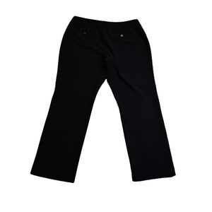 Worthington Curvy Straight Leg Black Trouser Size 16